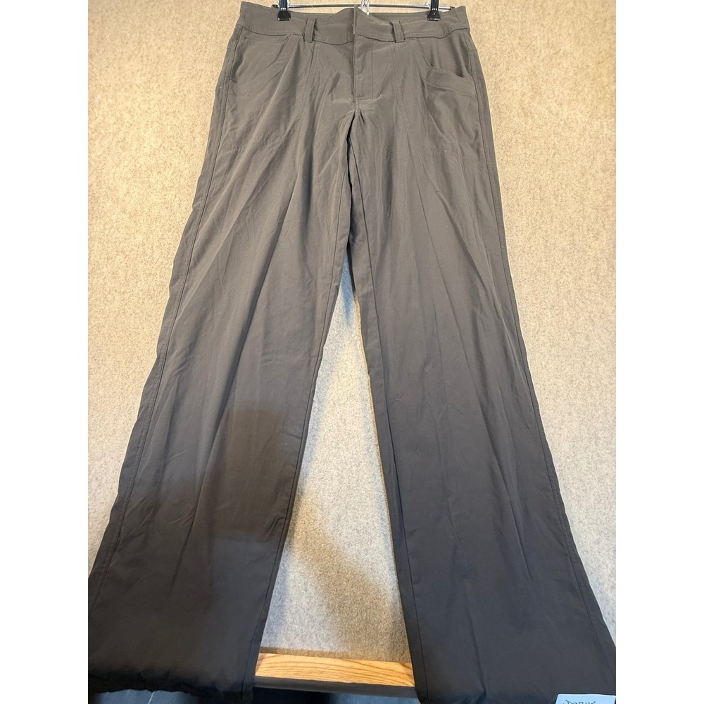 Lucy Womens Gray Activewear Hiking Pants Wide Leg Tall Size S Small